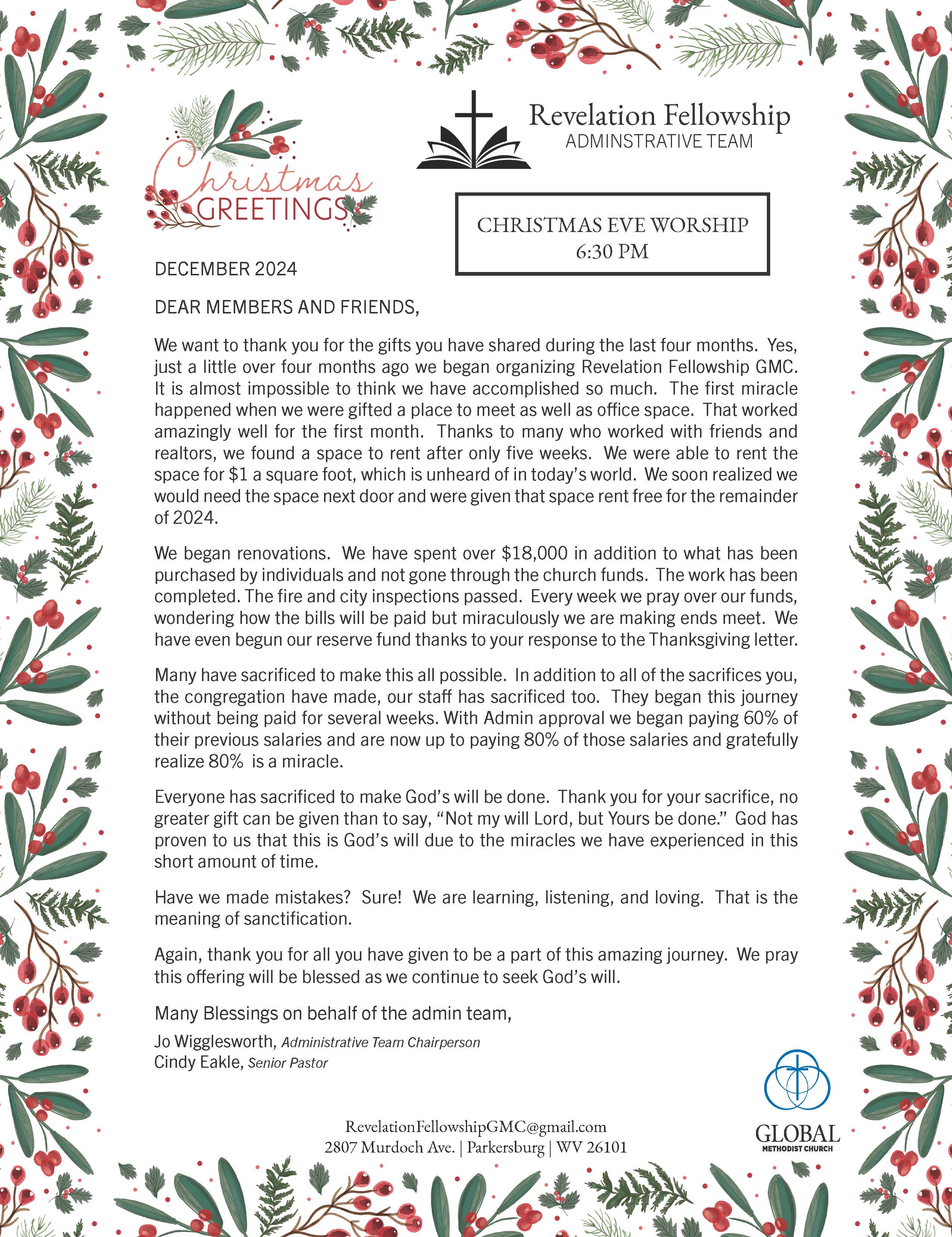 Christmas letter